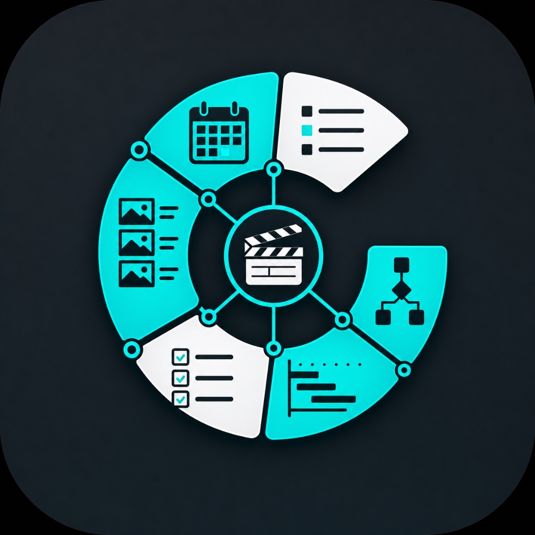 Chaos Coordinator logo, a film production SaaS prototype